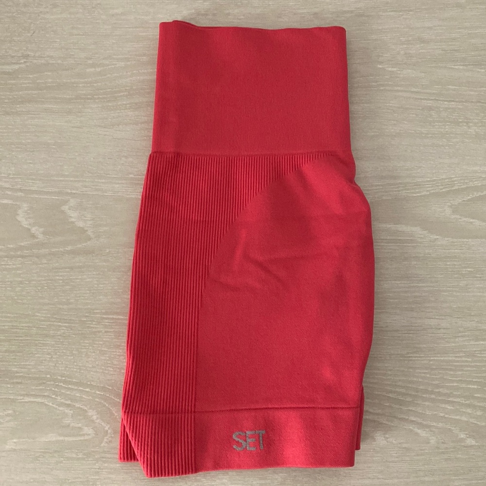 Set Active Pink Scultpflex Bike Shorts Size: S